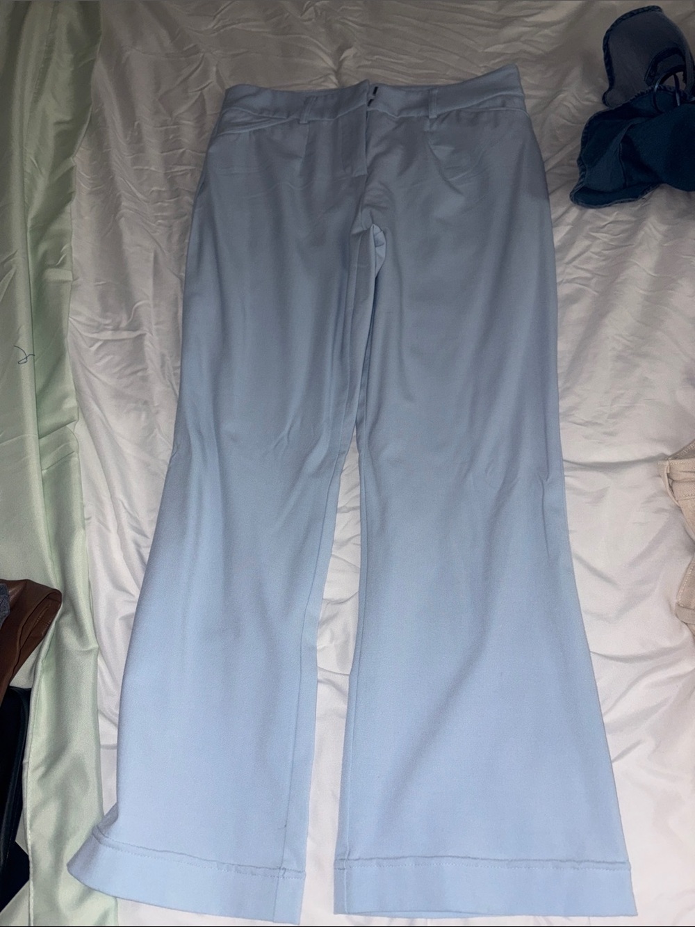 Fashion Nova Light Blue Boot Cut Pants